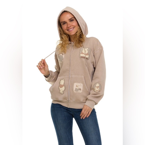 Winnie The Pooh Women's Character Full-Zip Hoodie size L - Picture 5 of 8